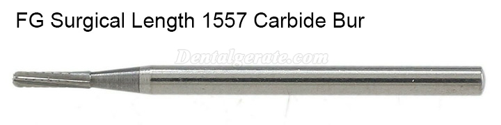 10 St&uuml;ck FG SURG 1557 1558 FG-Schaft Hartmetallbohrer Zahnmedizin Kuppelspalt Zahnbohrer